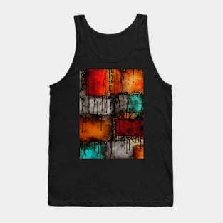 drippy grunge abstract Tank Top